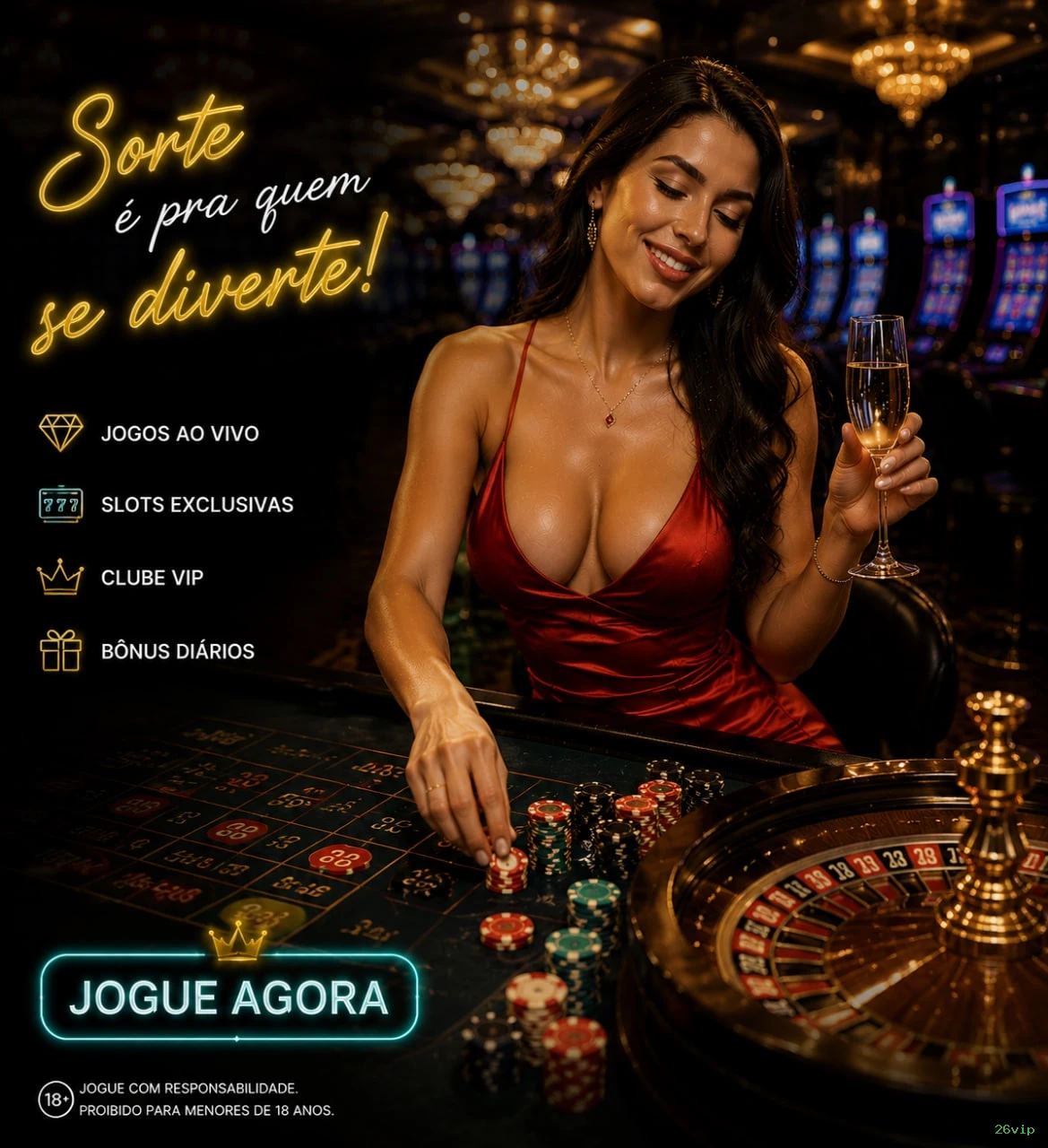 Cassino ao vivo 26vip dealers